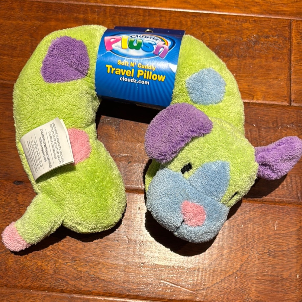 Kids neck Pillow travel Cloudz Plush dog animal puppy Easter basket stuffed gift